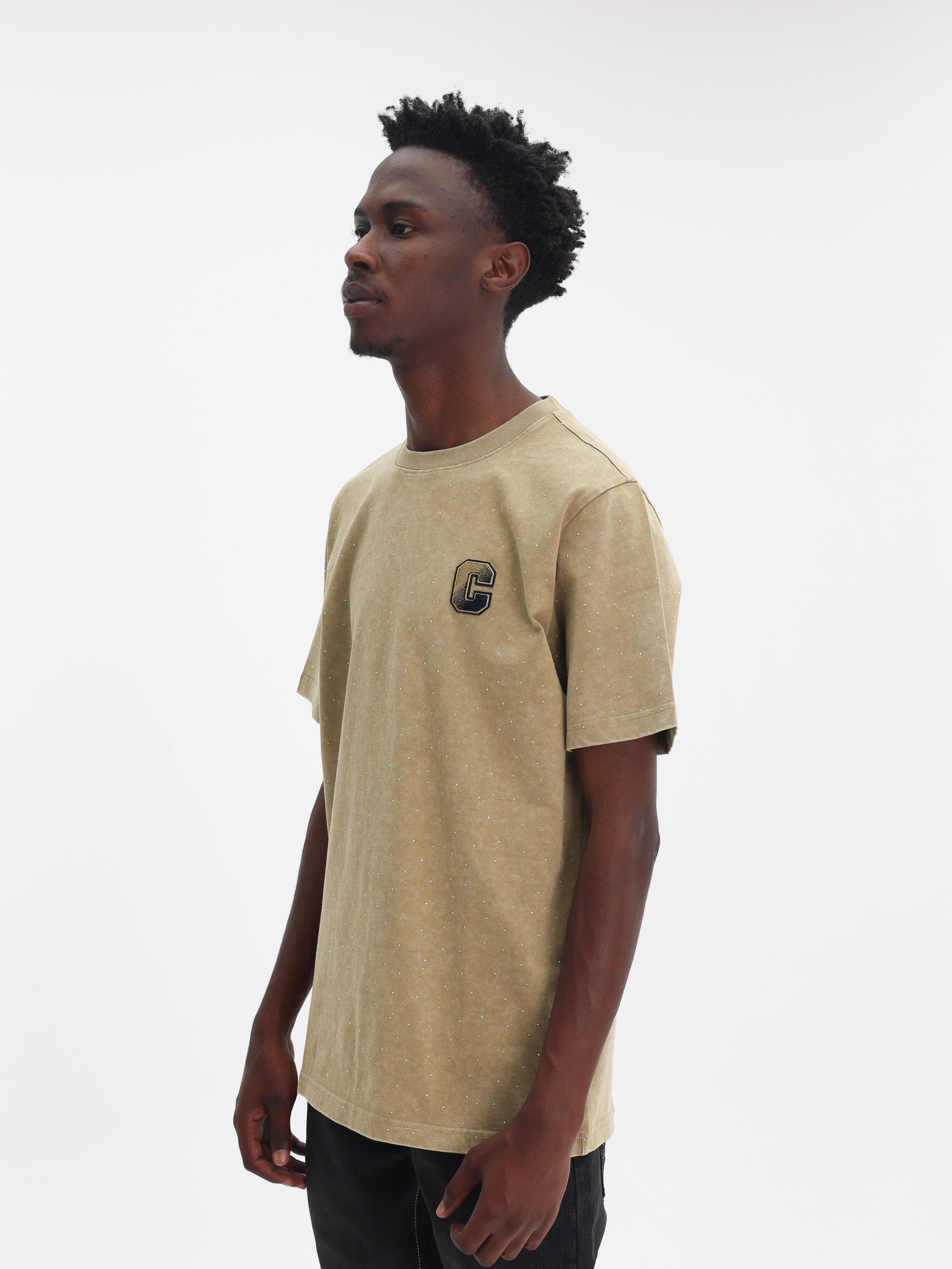 Cutty T-Shirt C Logo Beige